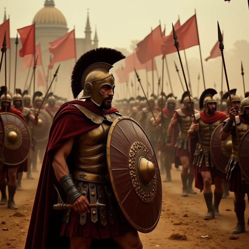 300 Movie - Spartan Warriors in Battle