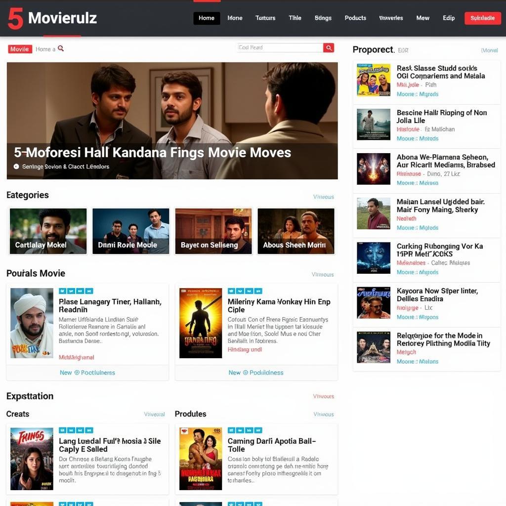 5Movierulz Kannada Movie Homepage