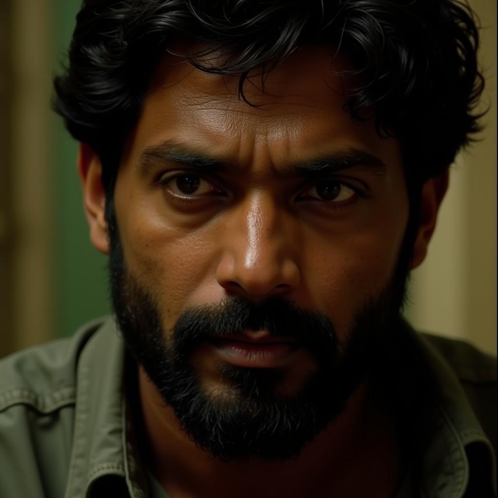 Dhanush with an intense look in Aadukalam