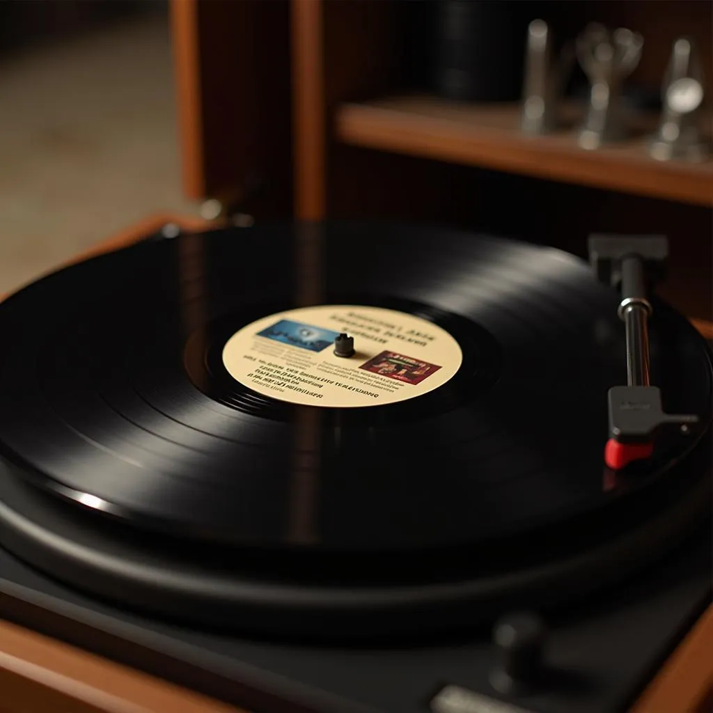 A Vinyl Record Player