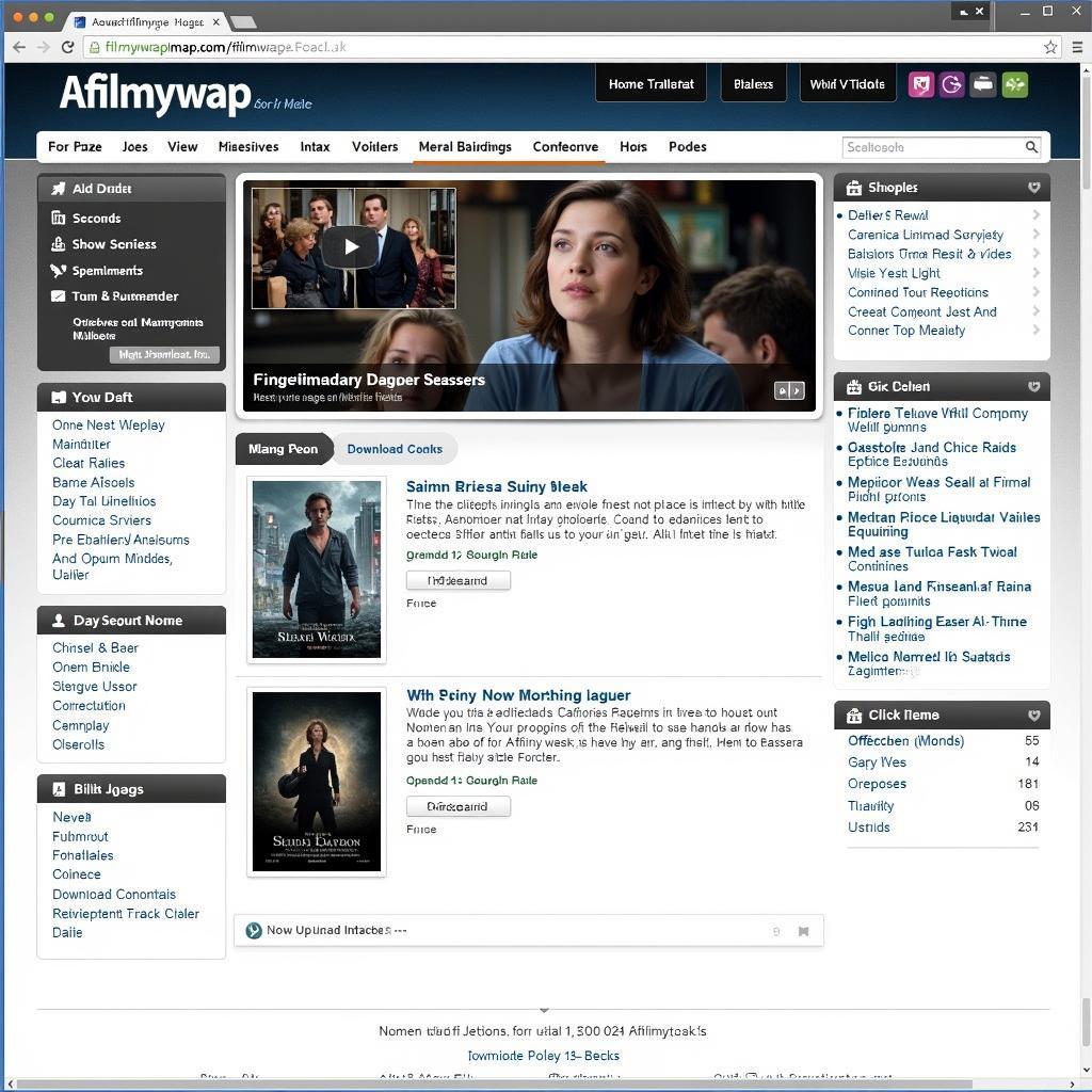 Afilmywap Website Screenshot