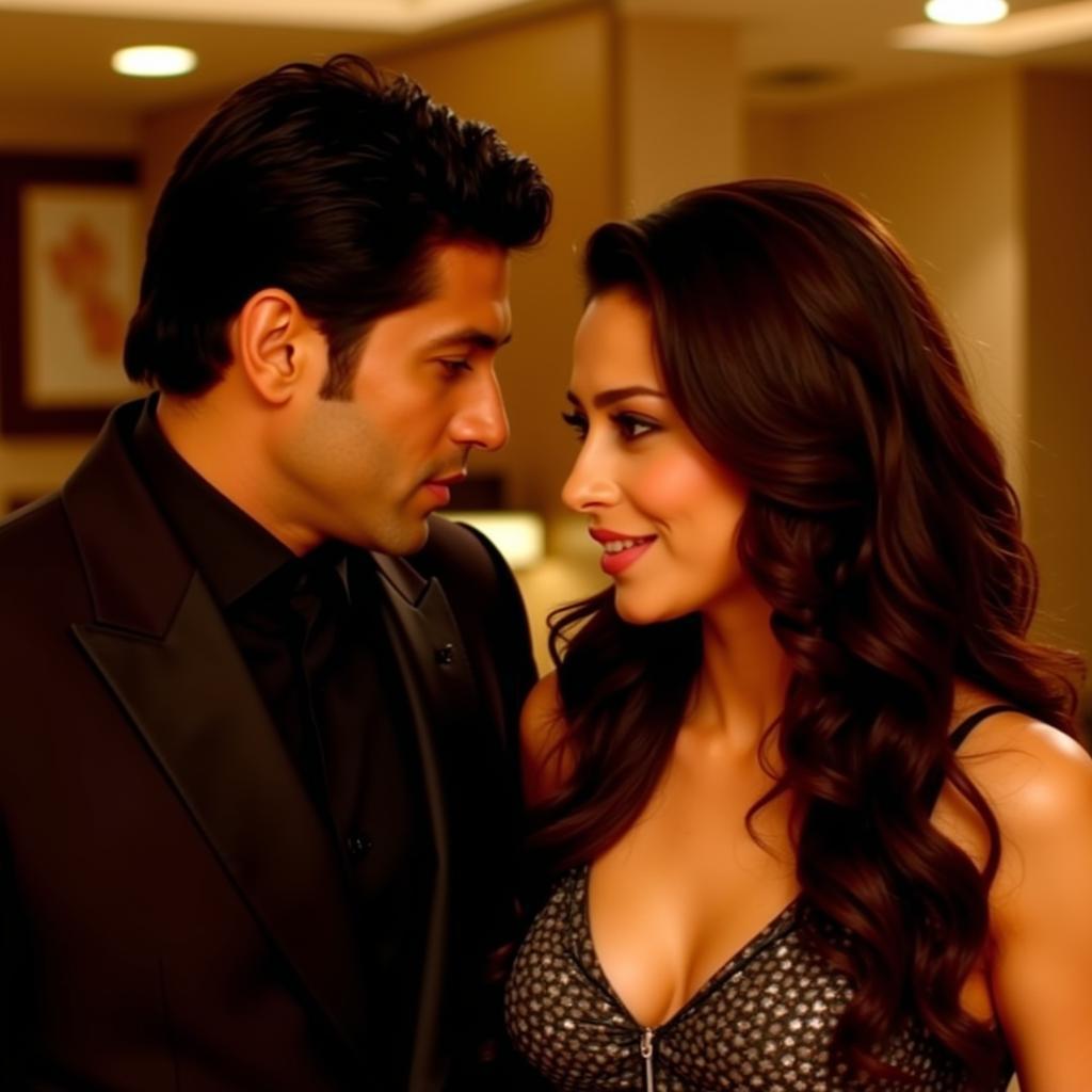 Aishwarya Rai and Abhishek Bachchan in Dhoom 2