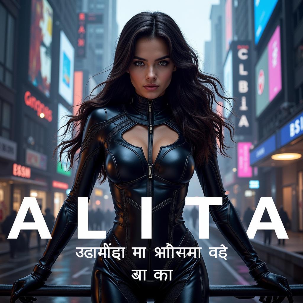 Alita Battle Angel Hindi Poster