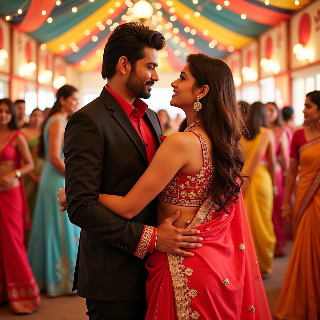 Allu Arjun and Pooja Hegde in a still from a song sequence in DJ