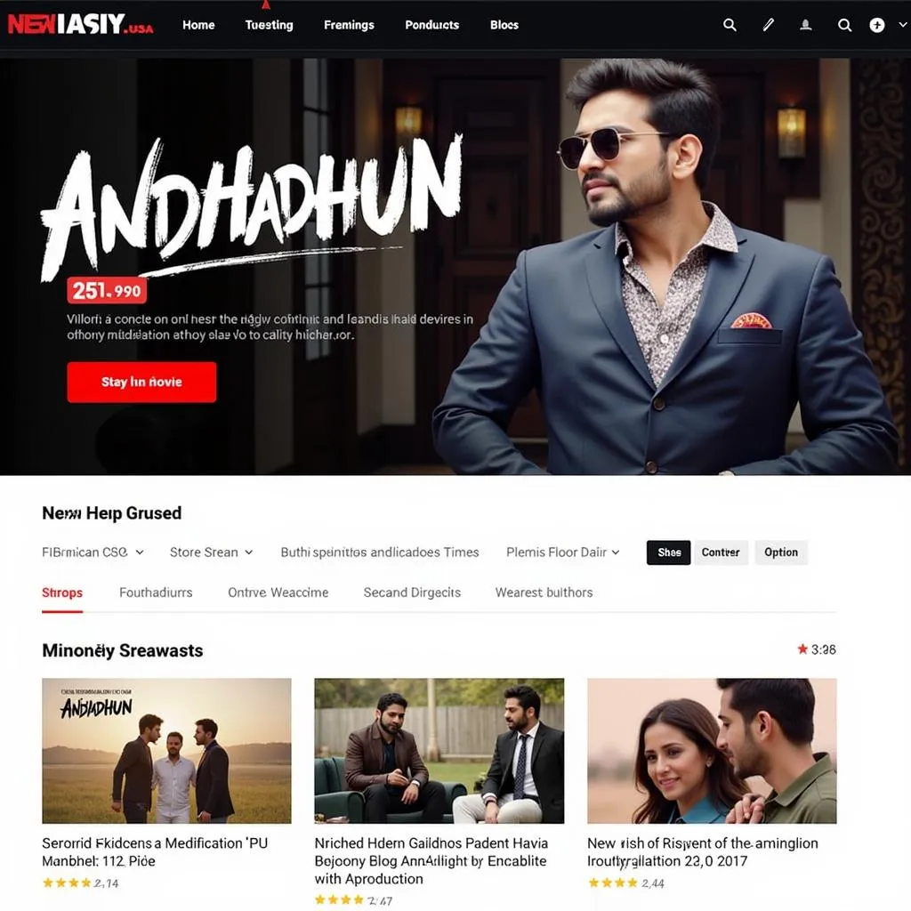 Andhadhun Movie Streaming on Movie USA