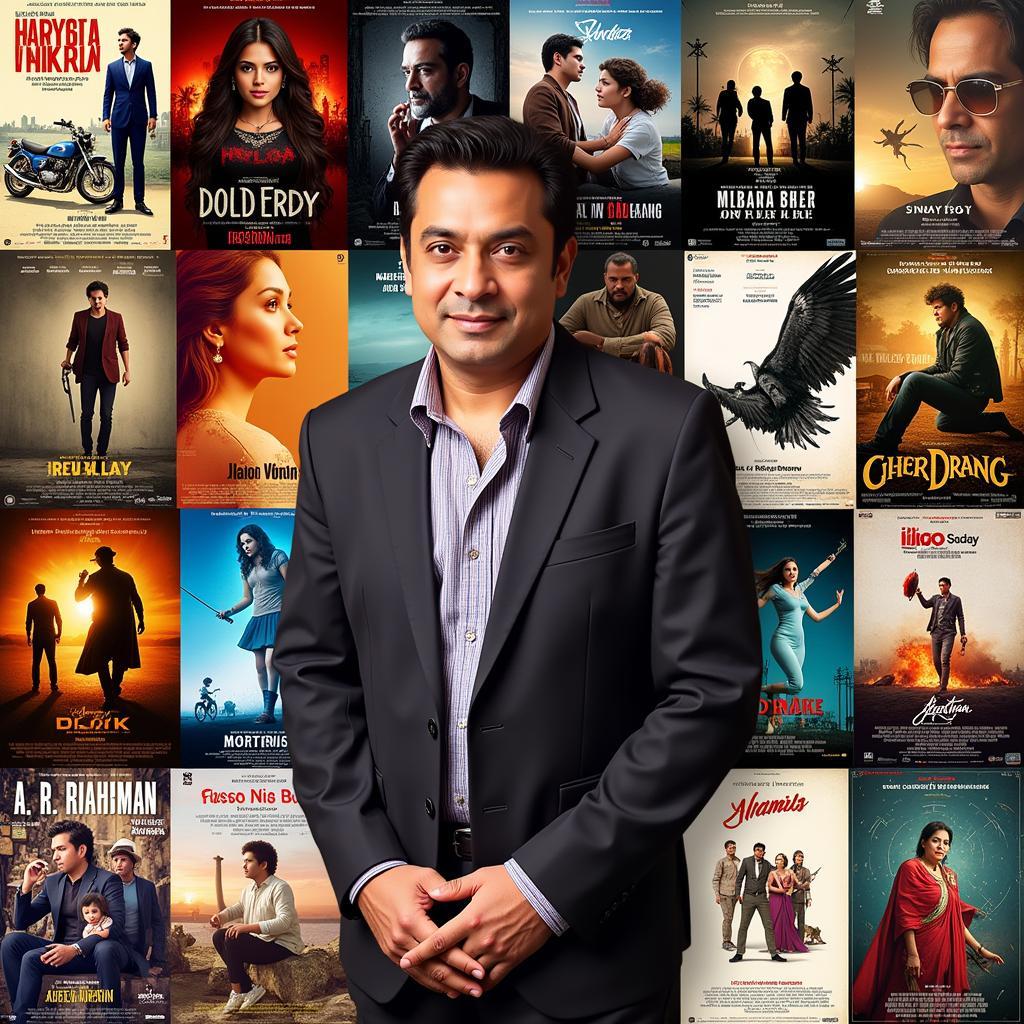 Collage of A.R. Rahman's Popular Movie Posters