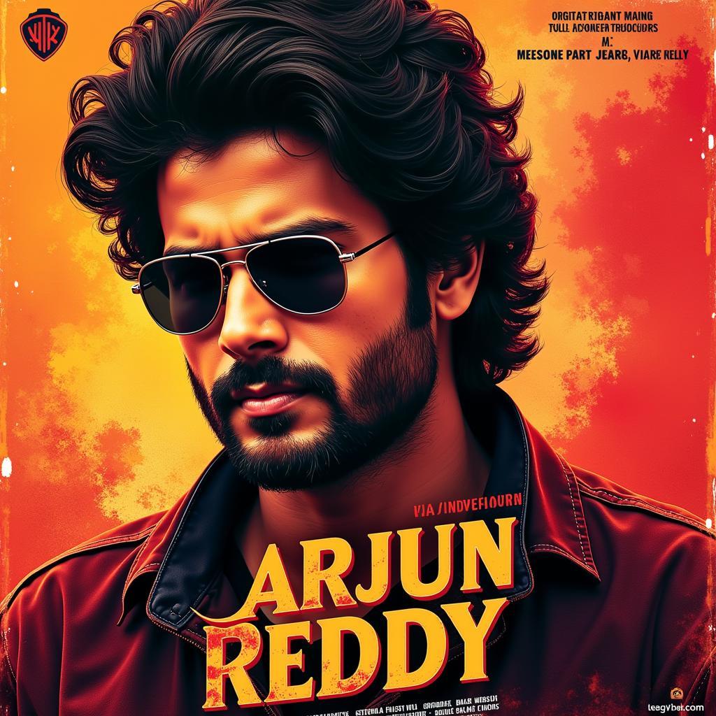 Arjun Reddy movie poster with Vijay Deverakonda