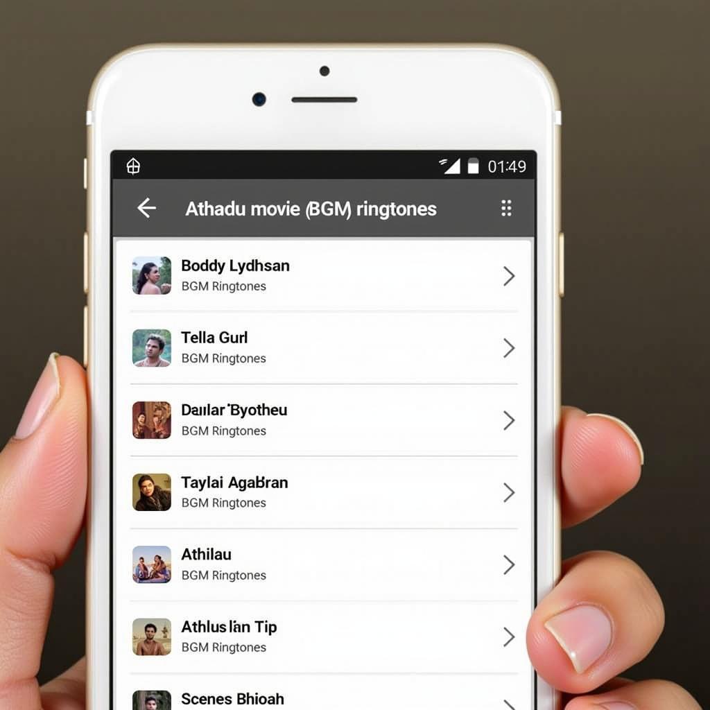 Athadu Ringtone Selection