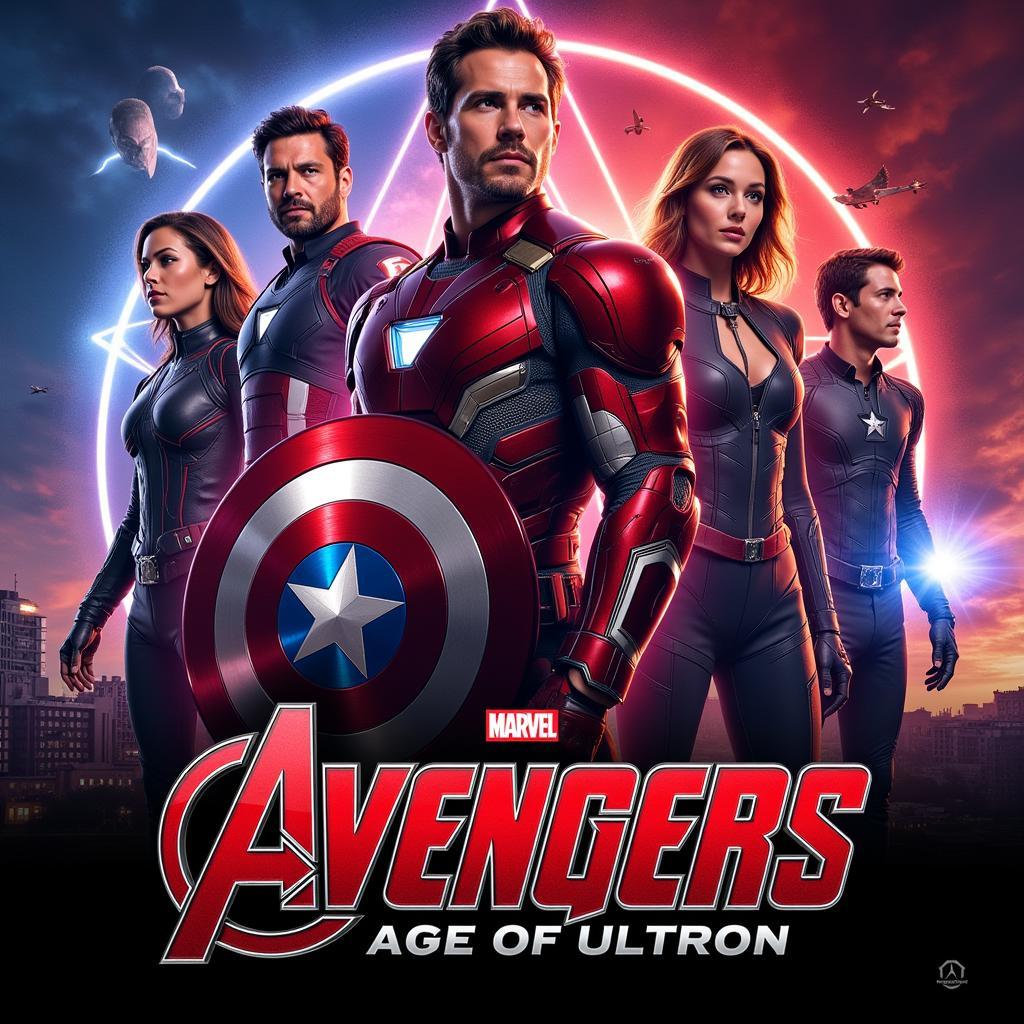 Avengers: Age of Ultron Hindi poster