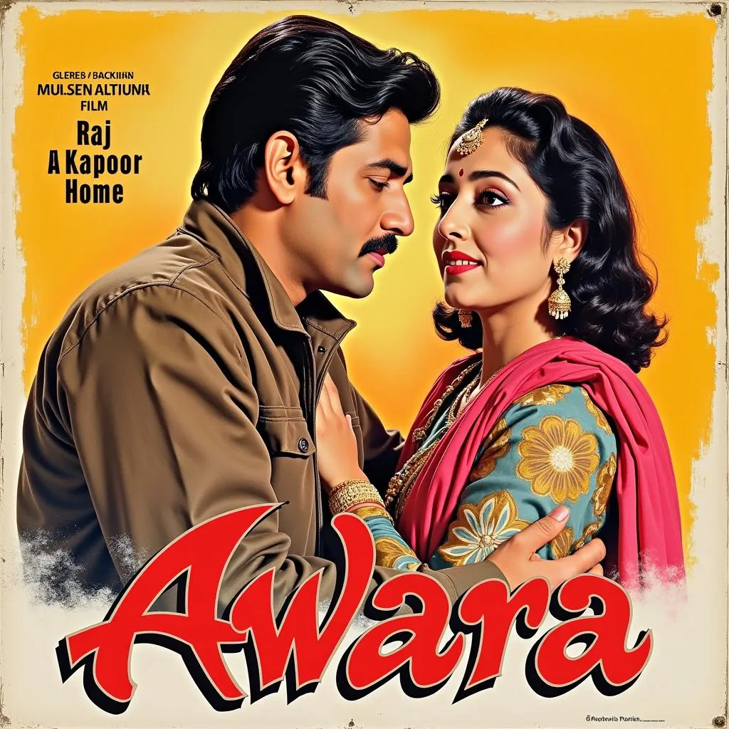 Classic Awara Movie Poster