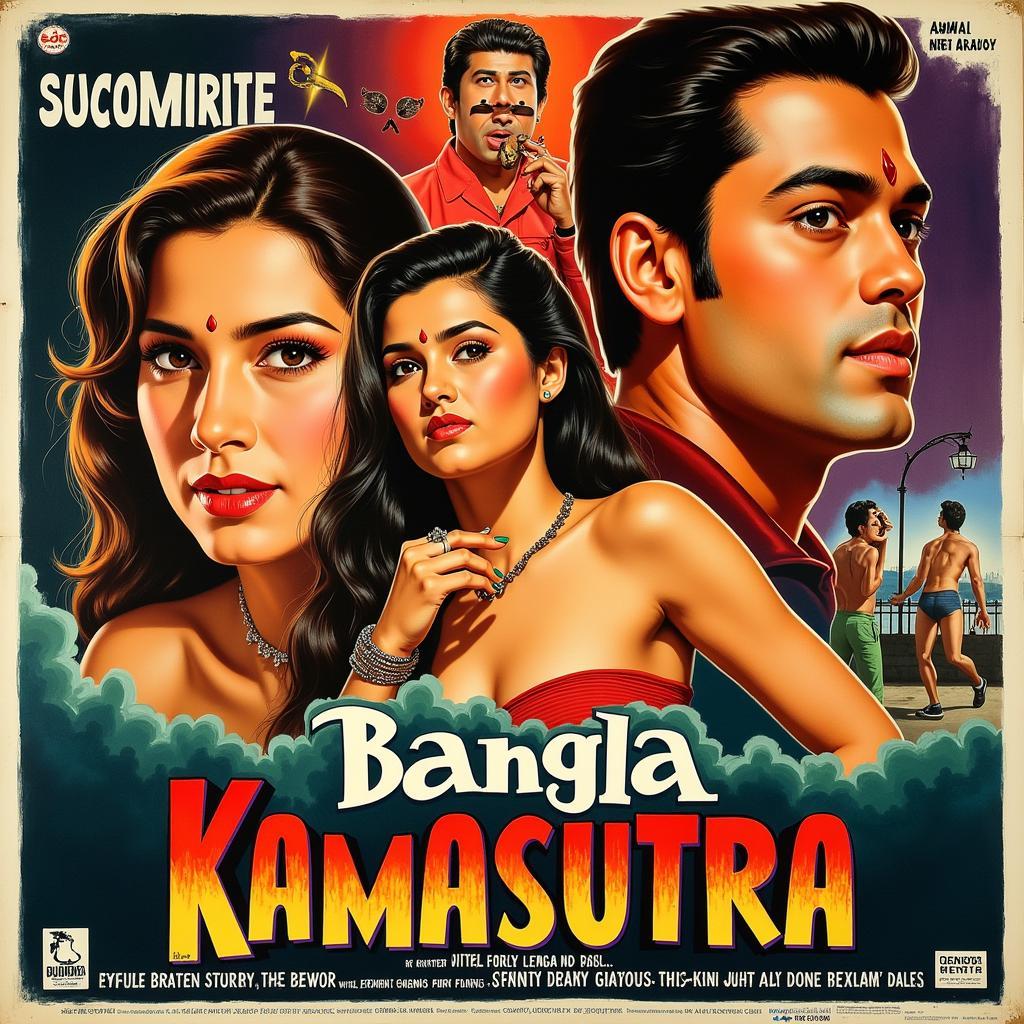 A movie poster for a Bangla Kamasutra film