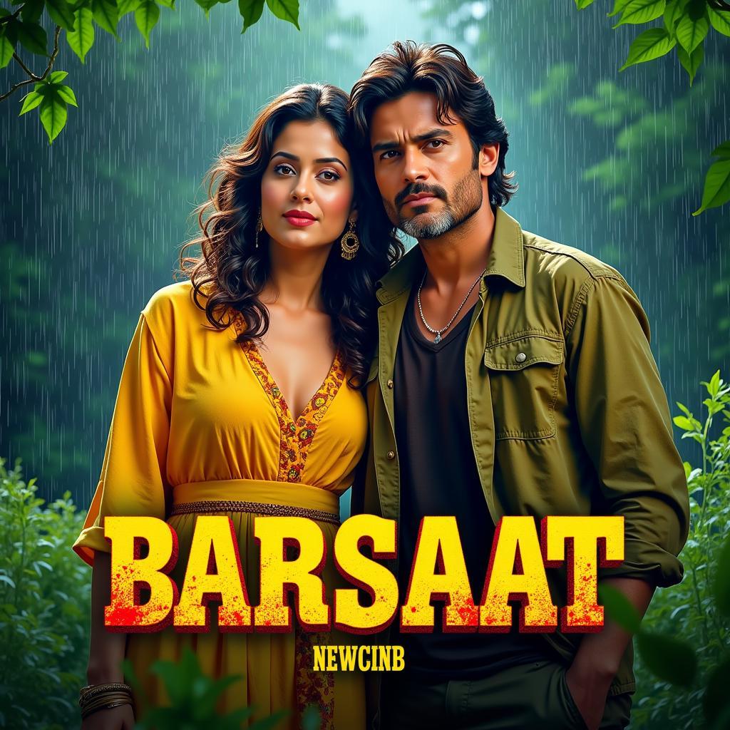 Bollywood movie poster for Barsaat (1995)