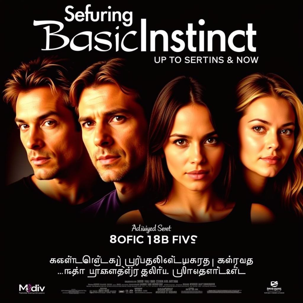 Basic Instinct Tamil Dubbed Poster