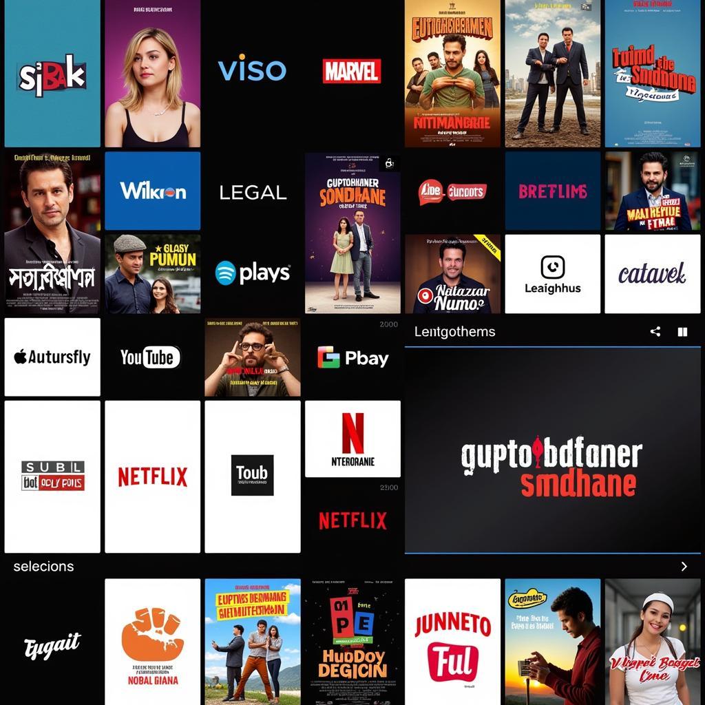 Popular streaming platforms for Bengali movies