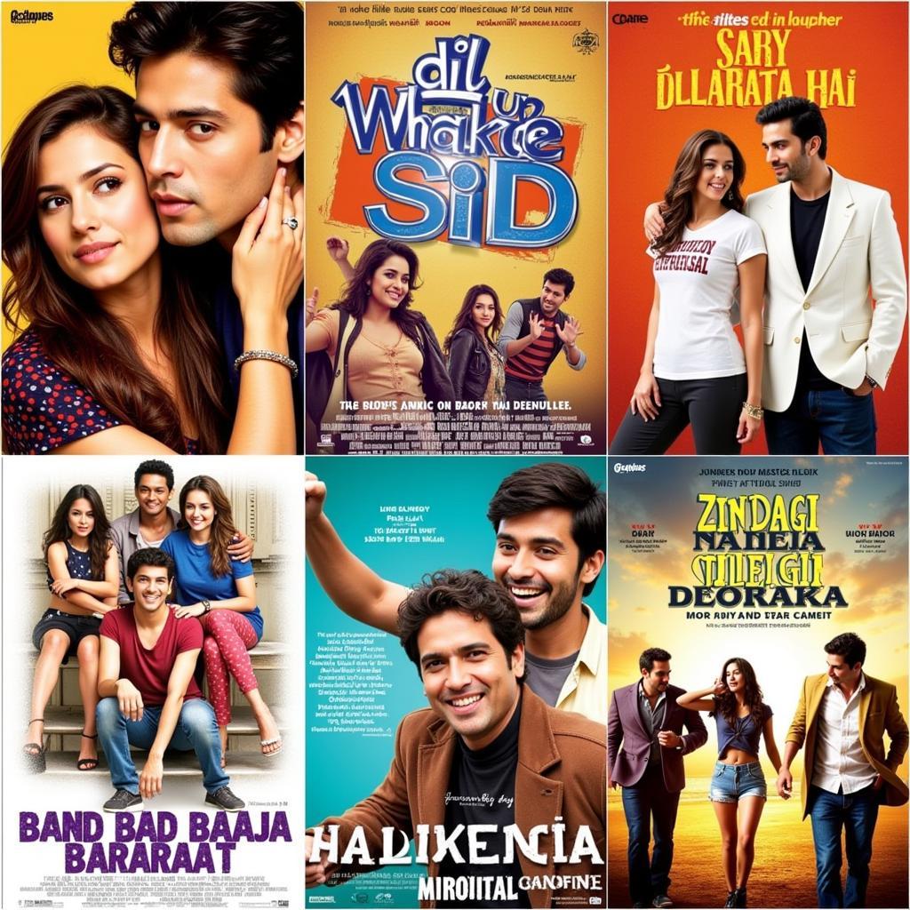 Bollywood Rom-Com Collage