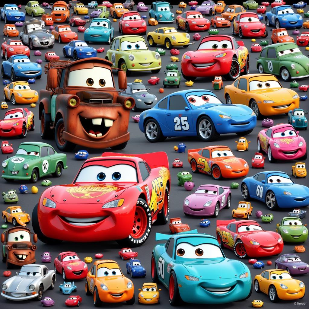 Cars 2 Characters Group