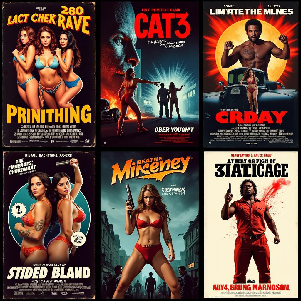 Iconic CAT3 movie posters