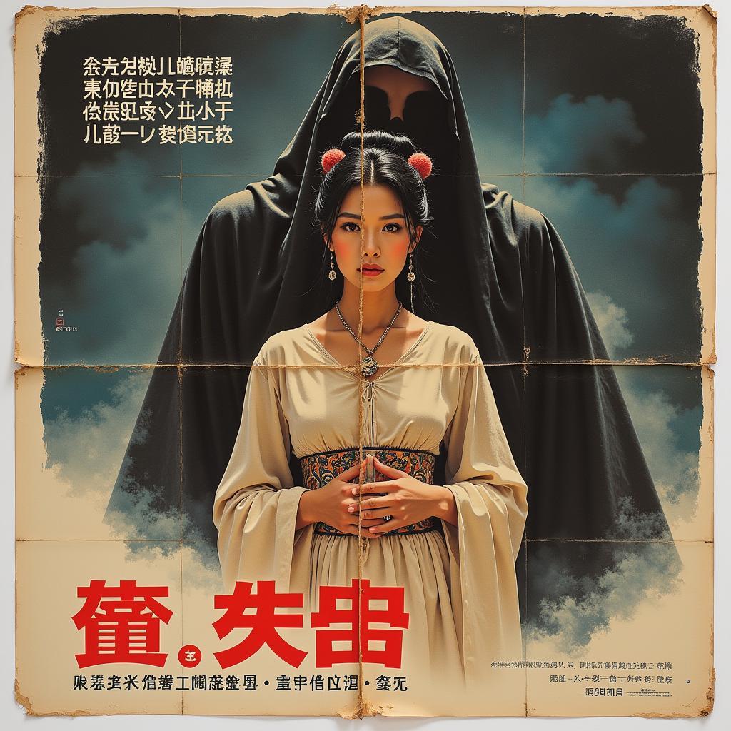 Vintage China Sex Horror Movie Poster