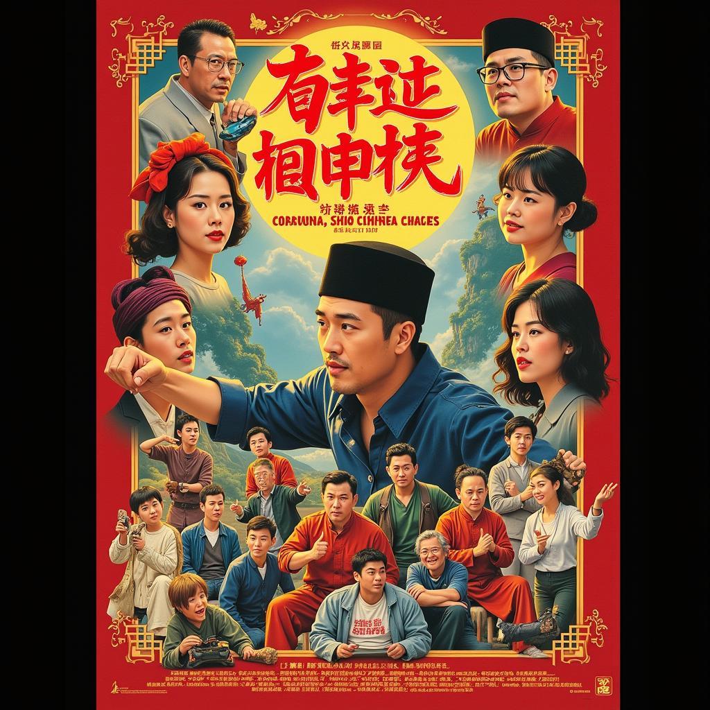 A poster for a Chinese XX movie