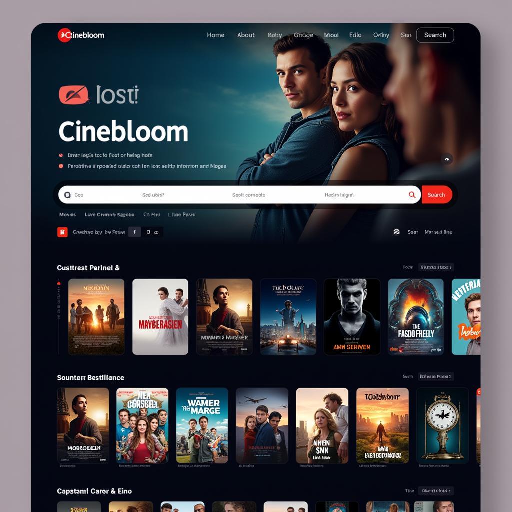 Cinebloom Movie Streaming Platform