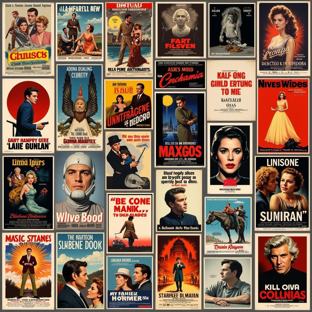 A Collection of Classic Movie Posters