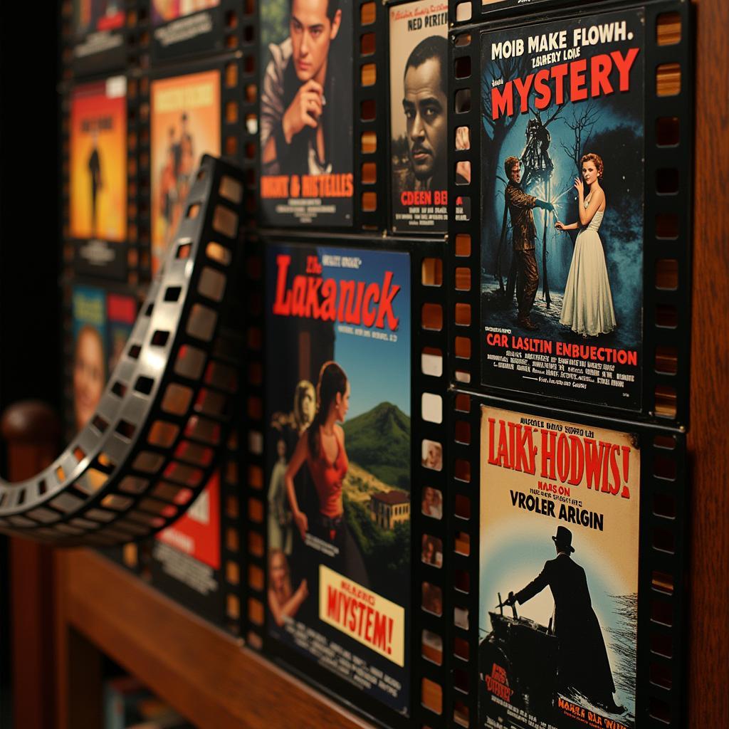 Classic Mystery Movies on Film Reels