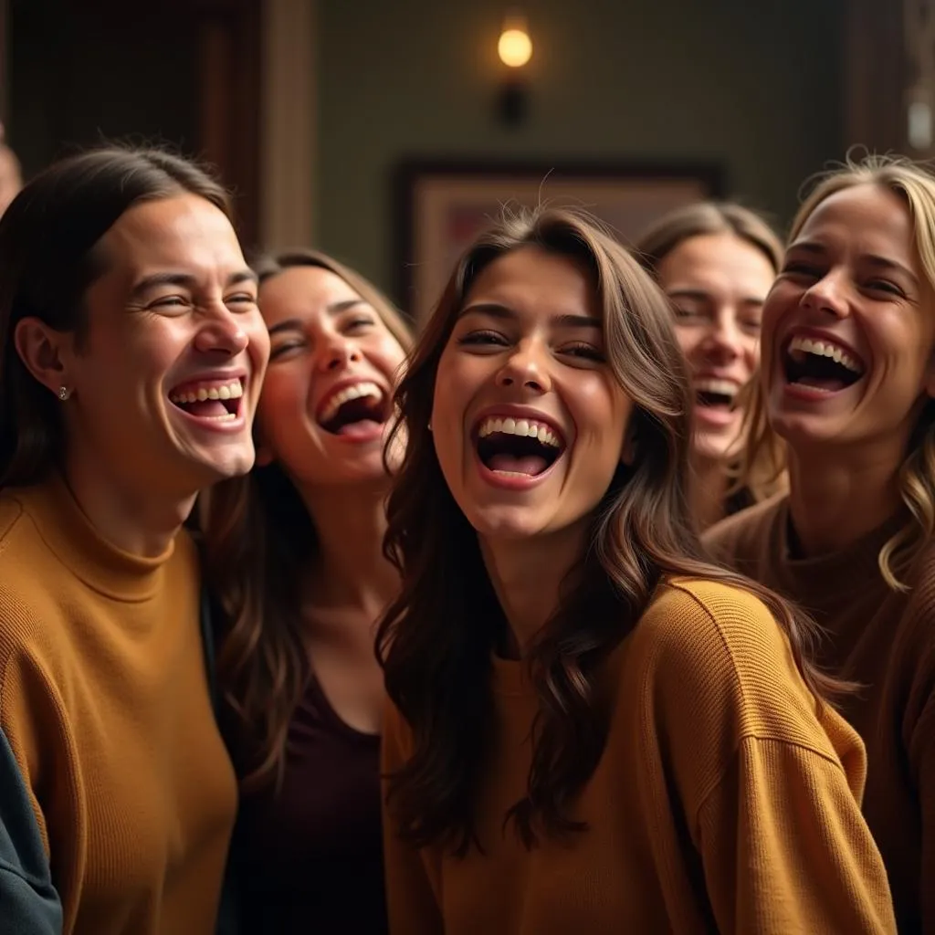 Group of Friends Laughing