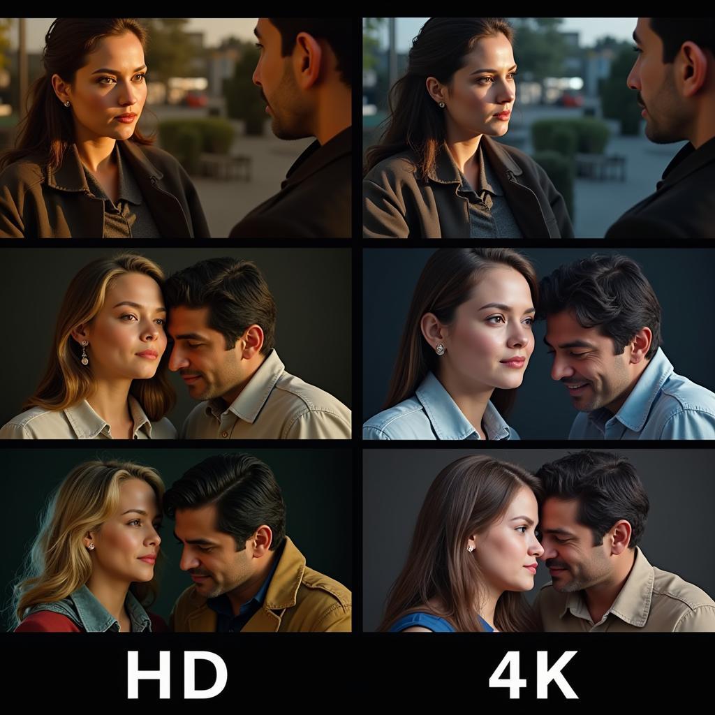 Comparing Video Quality: SD, HD, and 4K