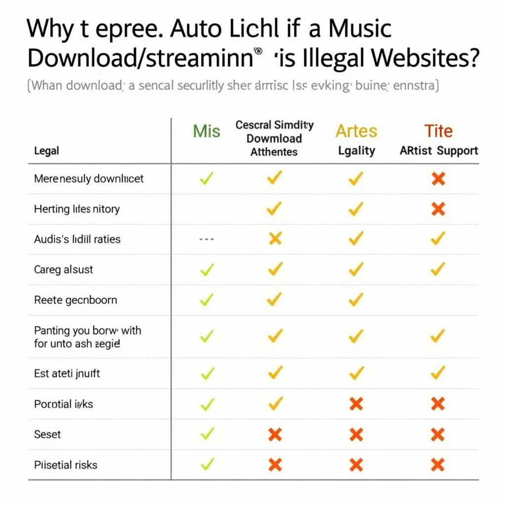 Comparison of Legal and Illegal Music Download Platforms