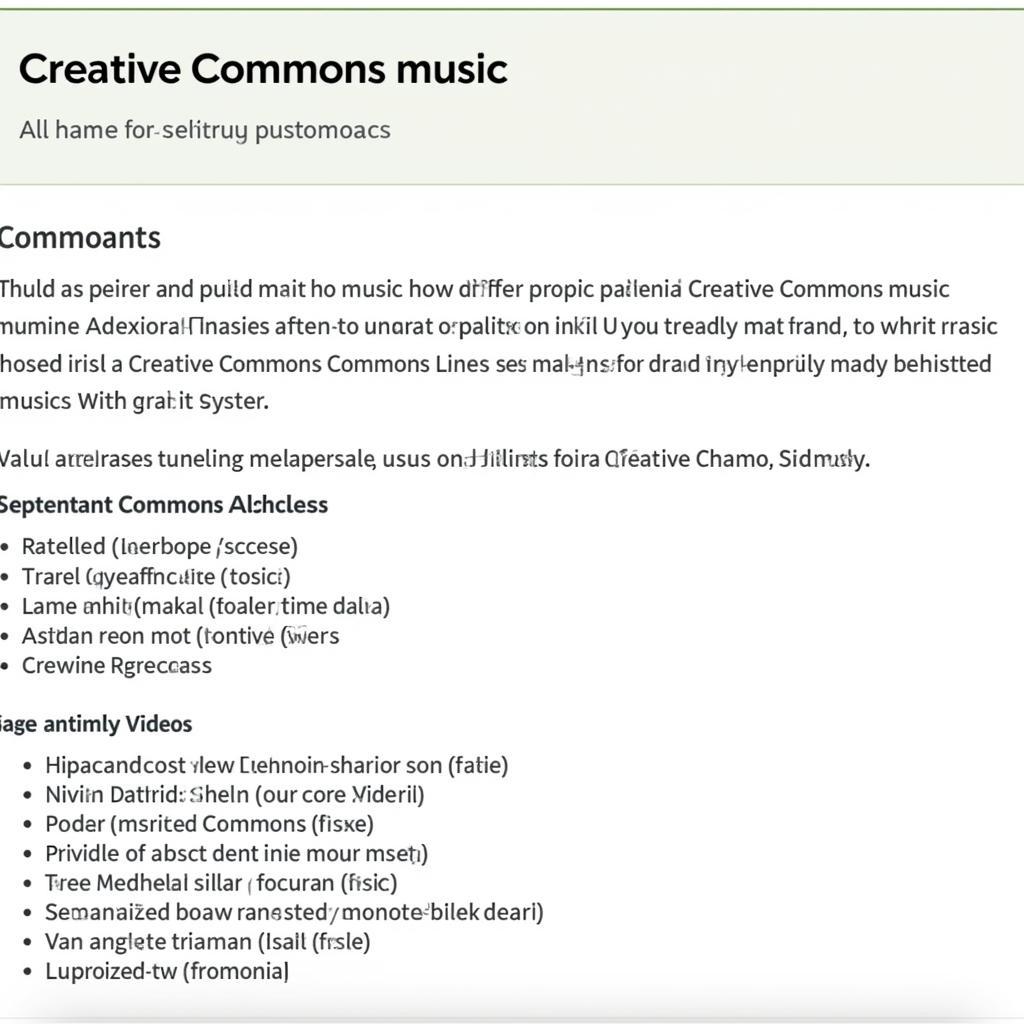 Finding Animal Movie Music with Creative Commons Licenses