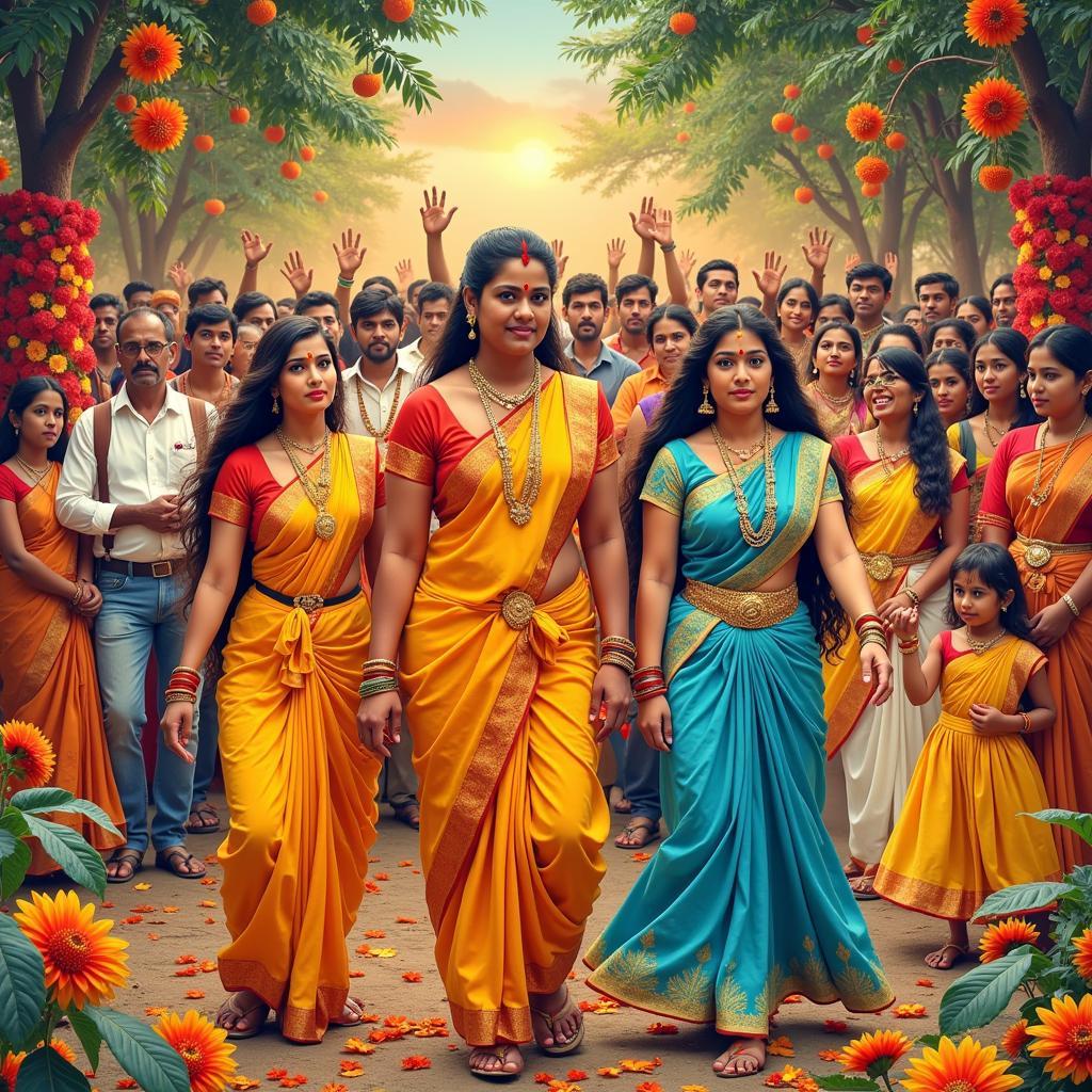 Cultural Elements in South Indian Films