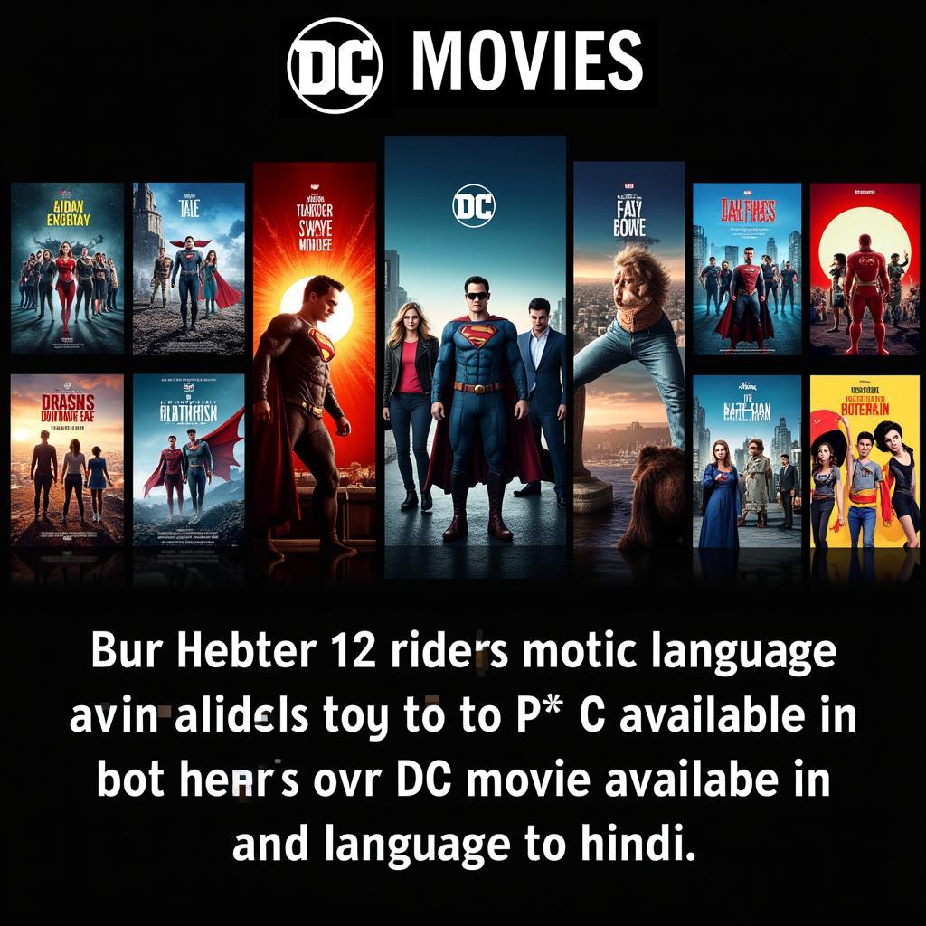 DC Movies in Hindi Collection