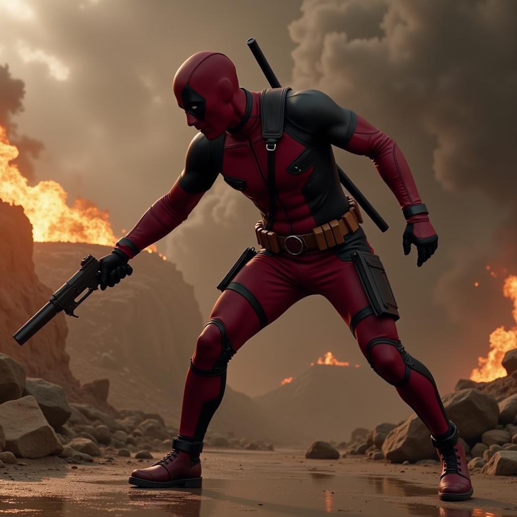 Deadpool in action