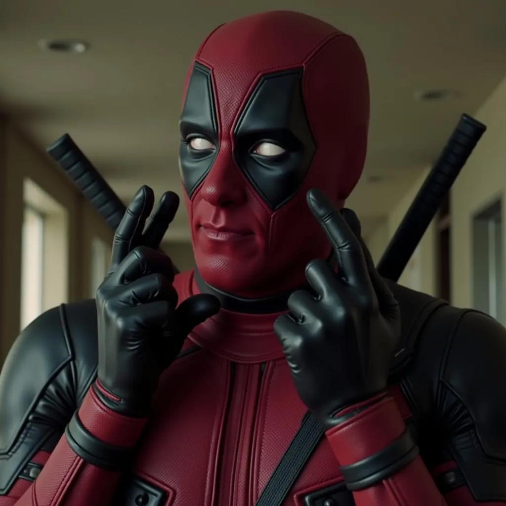 Deadpool breaks the fourth wall