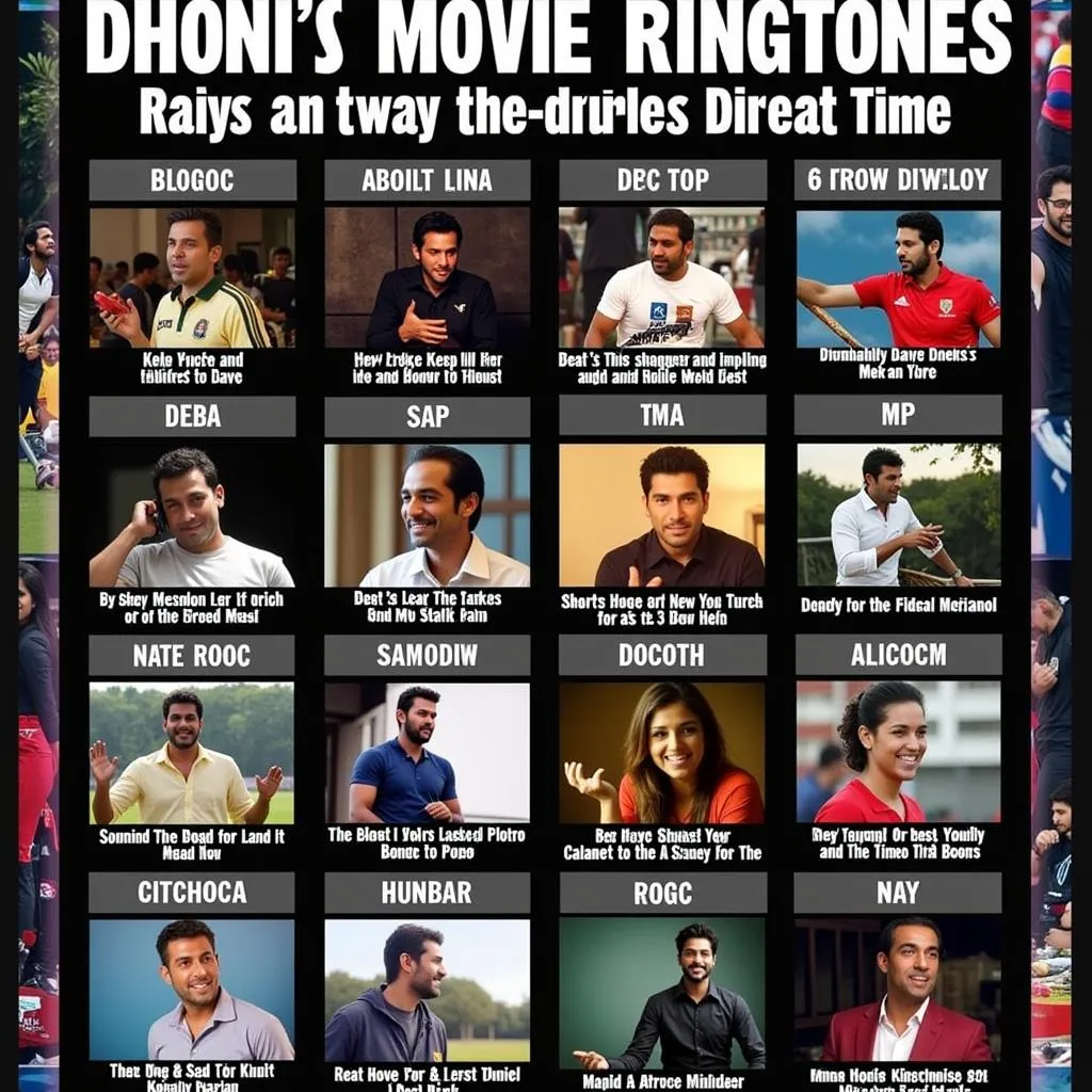 Choosing the perfect Dhoni movie ringtone