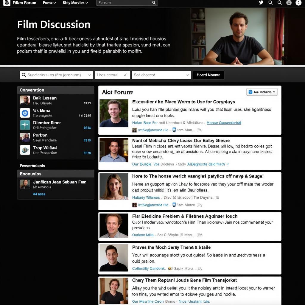 Online film forum