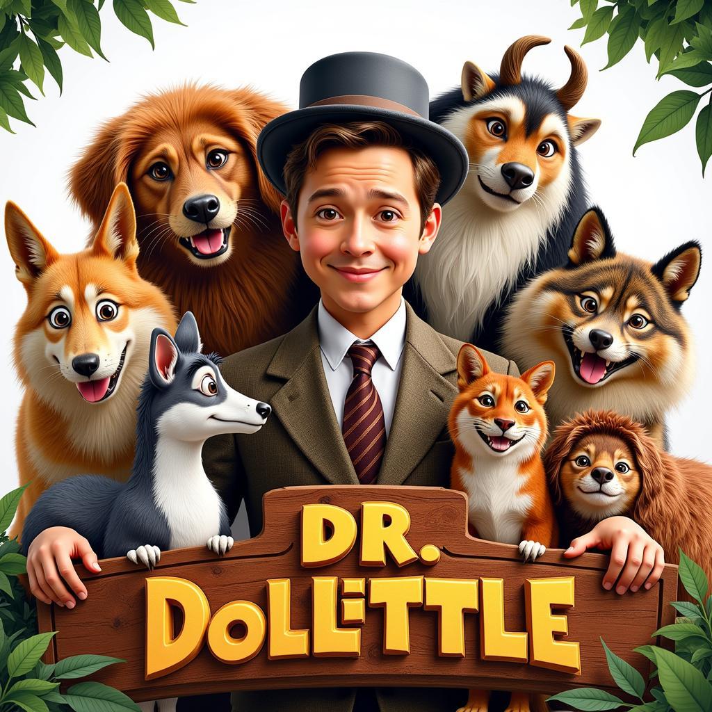 Dolittle movie poster in Hindi