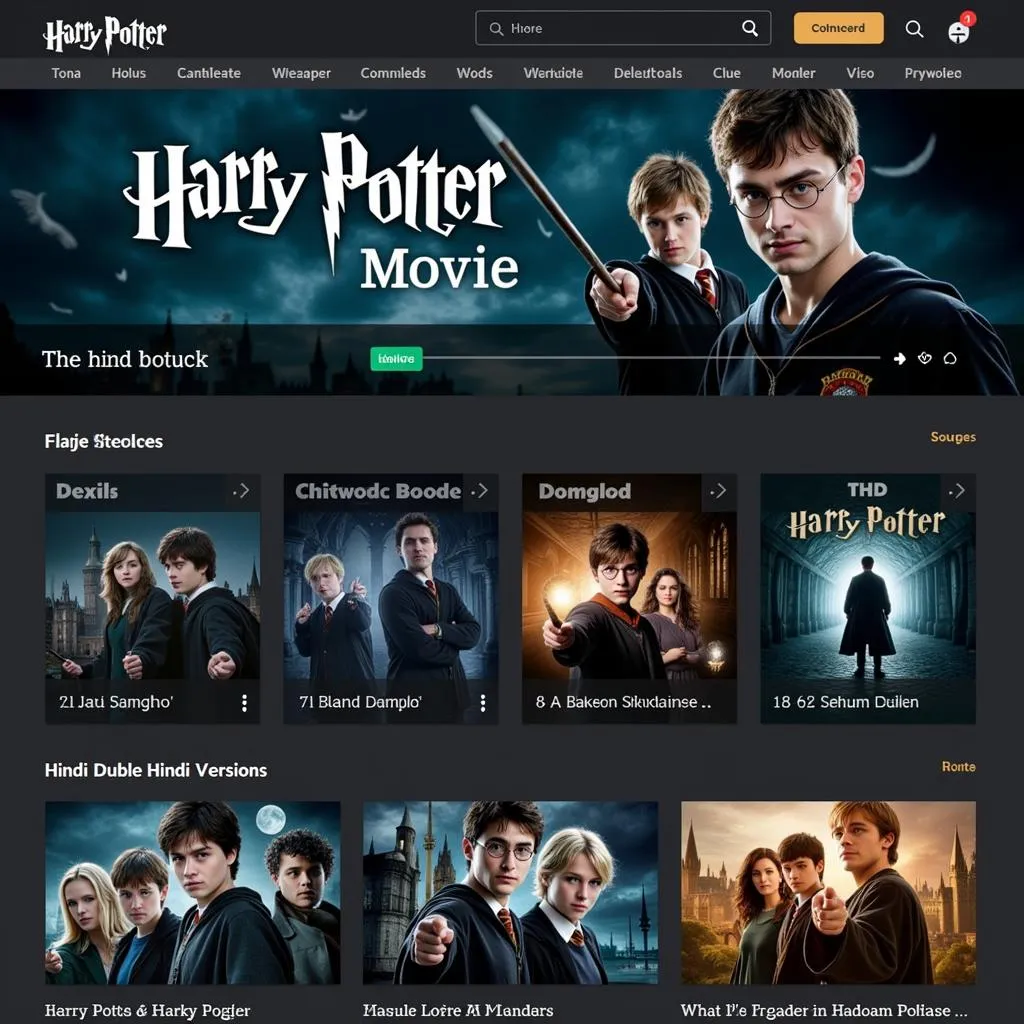 Website to Download Harry Potter Movies in Hindi Dubbed