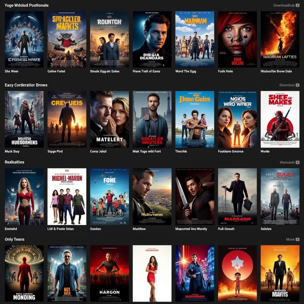 DownloadHub Movie Selection