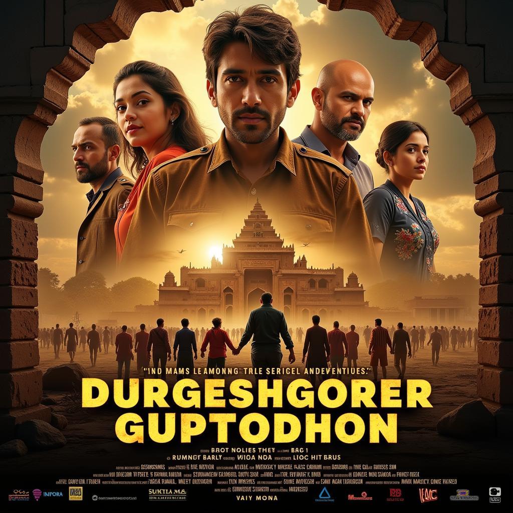 Durgeshgorer Guptodhon movie poster