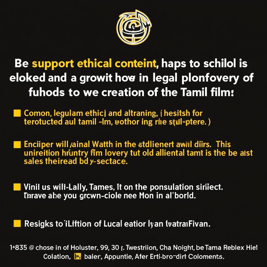 Supporting Ethical Tamil Cinema