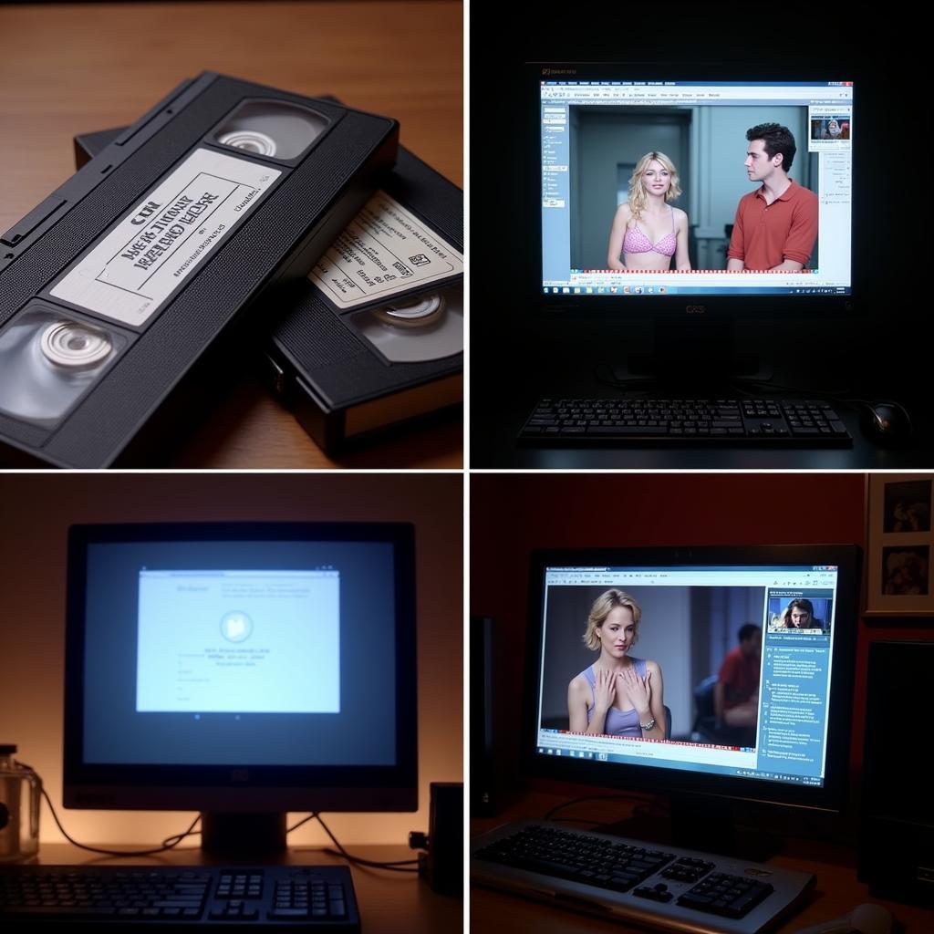 Evolution of Adult Film Production from VHS to Online Streaming