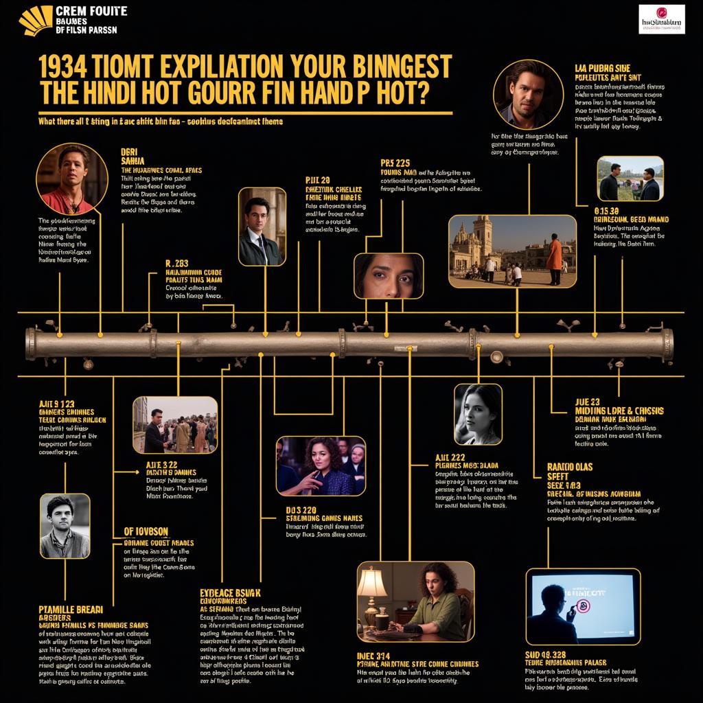 Timeline Illustrating the Evolution of Hindi Hot B Grade Cinema