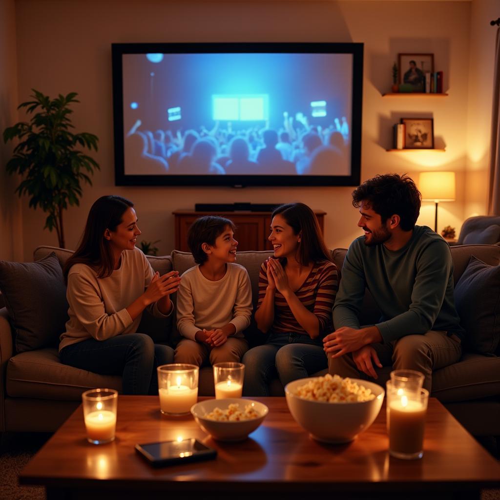 Creating Memories on Family Movie Night