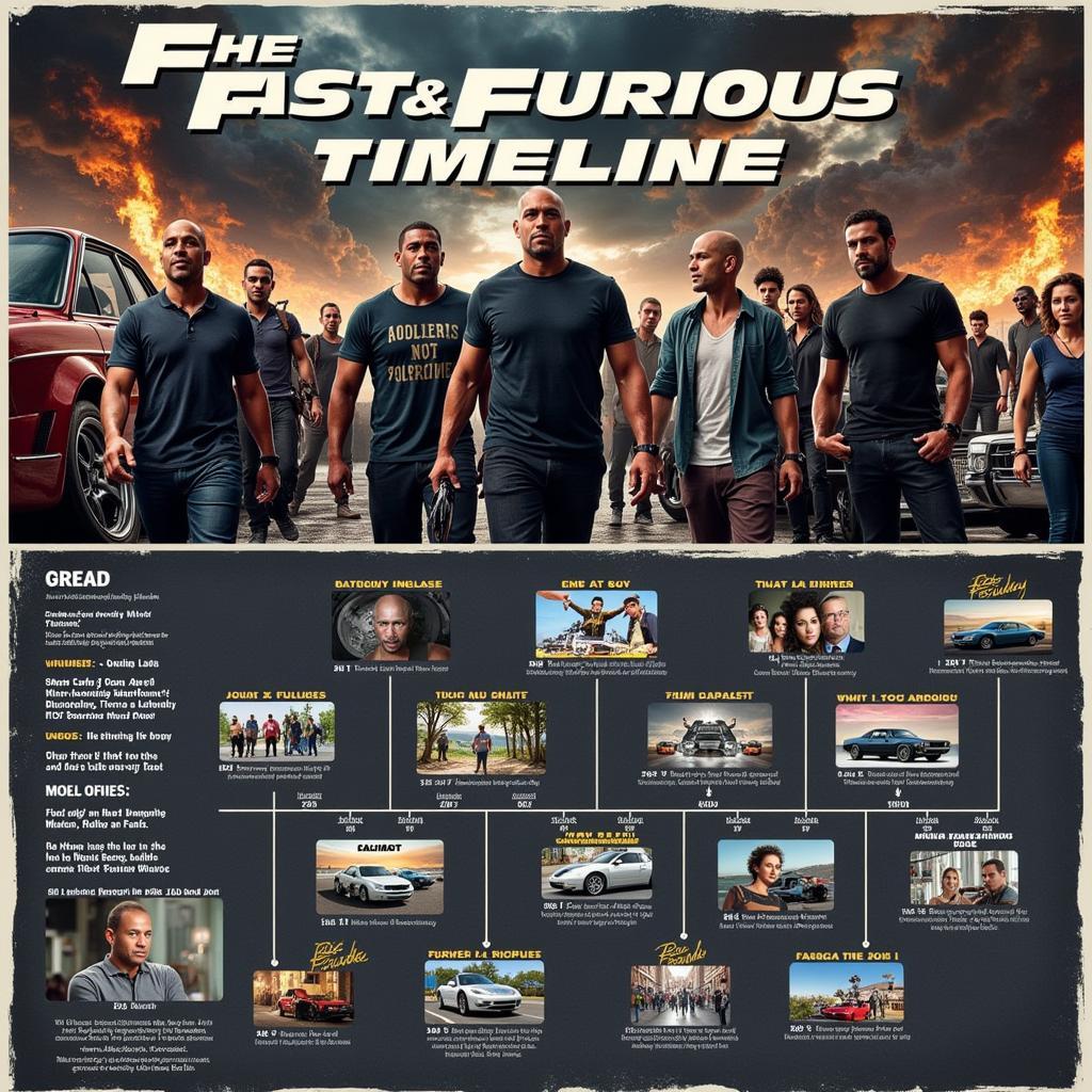 Fast and Furious Saga Timeline