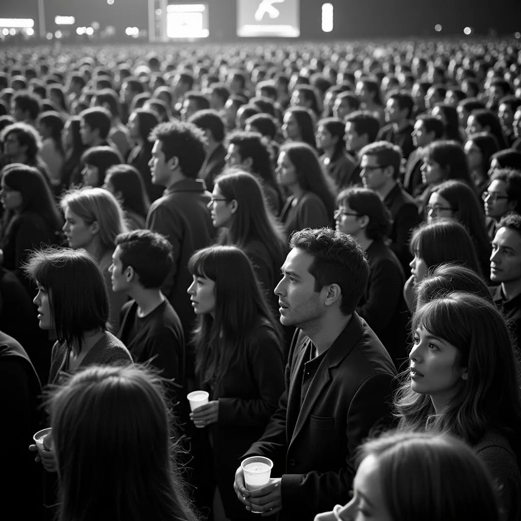 Crowd at a film festival