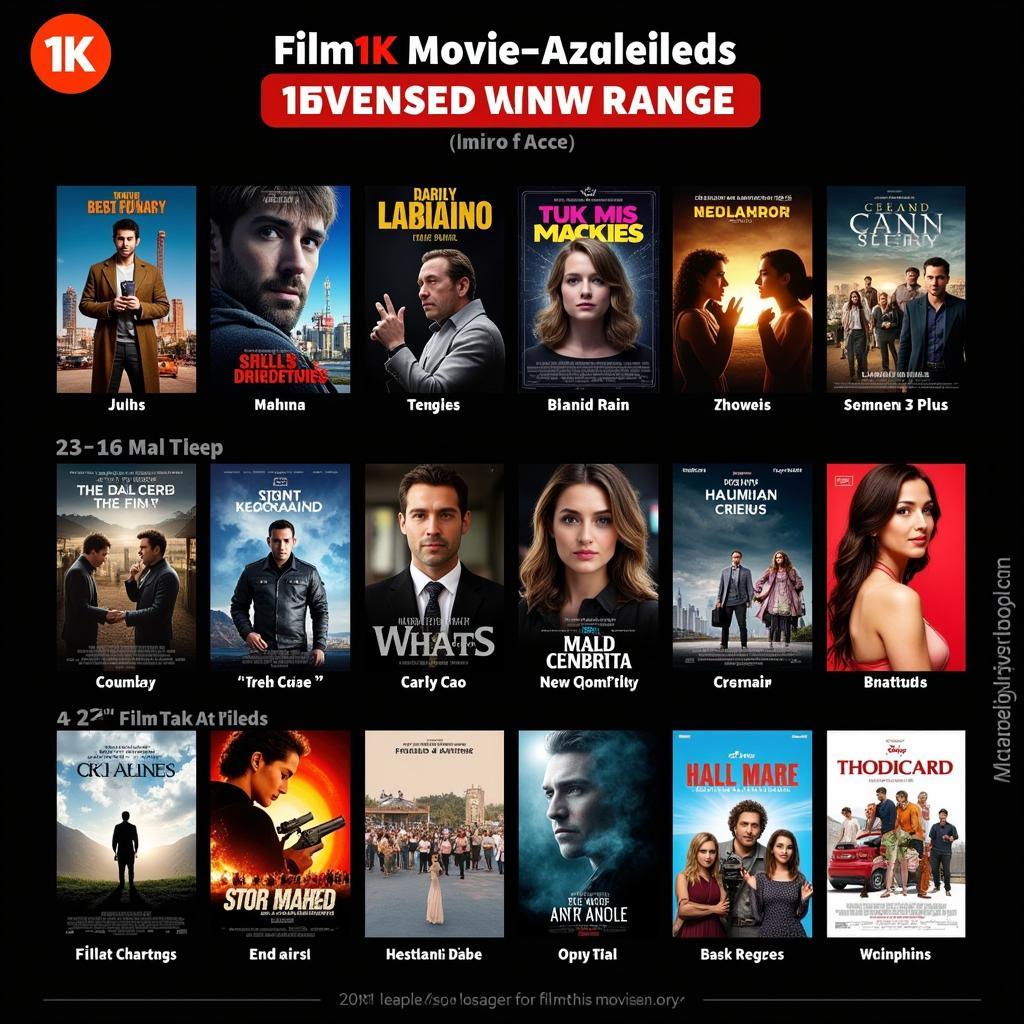 Wide Variety of Film1k Movies