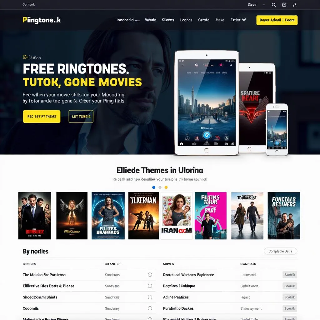 Websites offering free movie ringtones