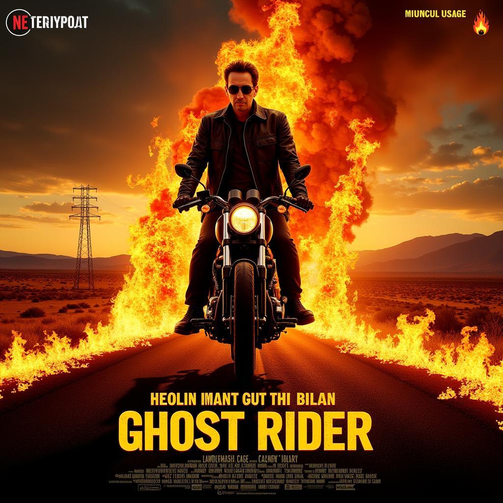 Ghost Rider Hindi Movie Poster