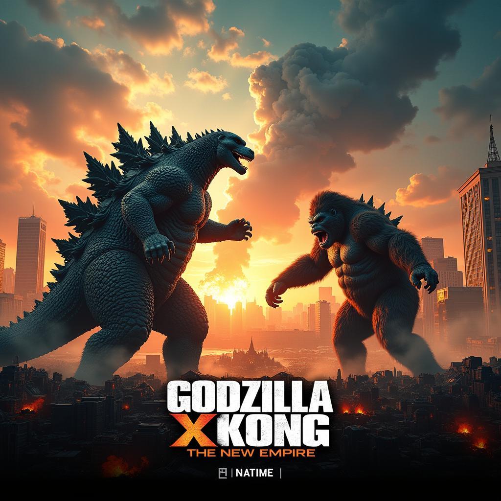 Godzilla x Kong: The New Empire Movie Poster